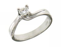Anello VP Gioielli Donna VP select in Oro bianco Diamante 0.18 Ct ANOR-73 - ANOR-73